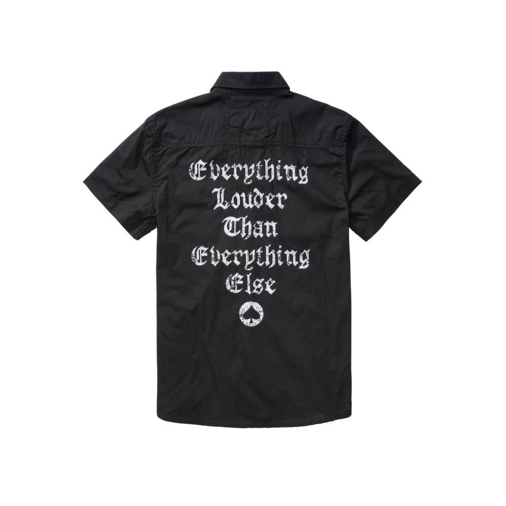 Brandit Motorhead - Shirt Overhemd - Zwart